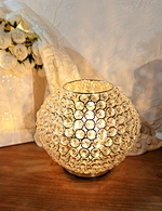 crystal hurricane candle holder